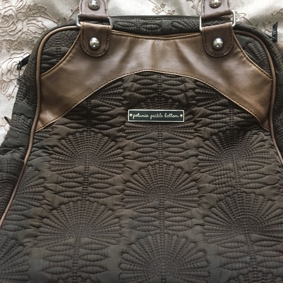 Brown Petunia pickle bottom backpack on sale - Picture 4 of 8